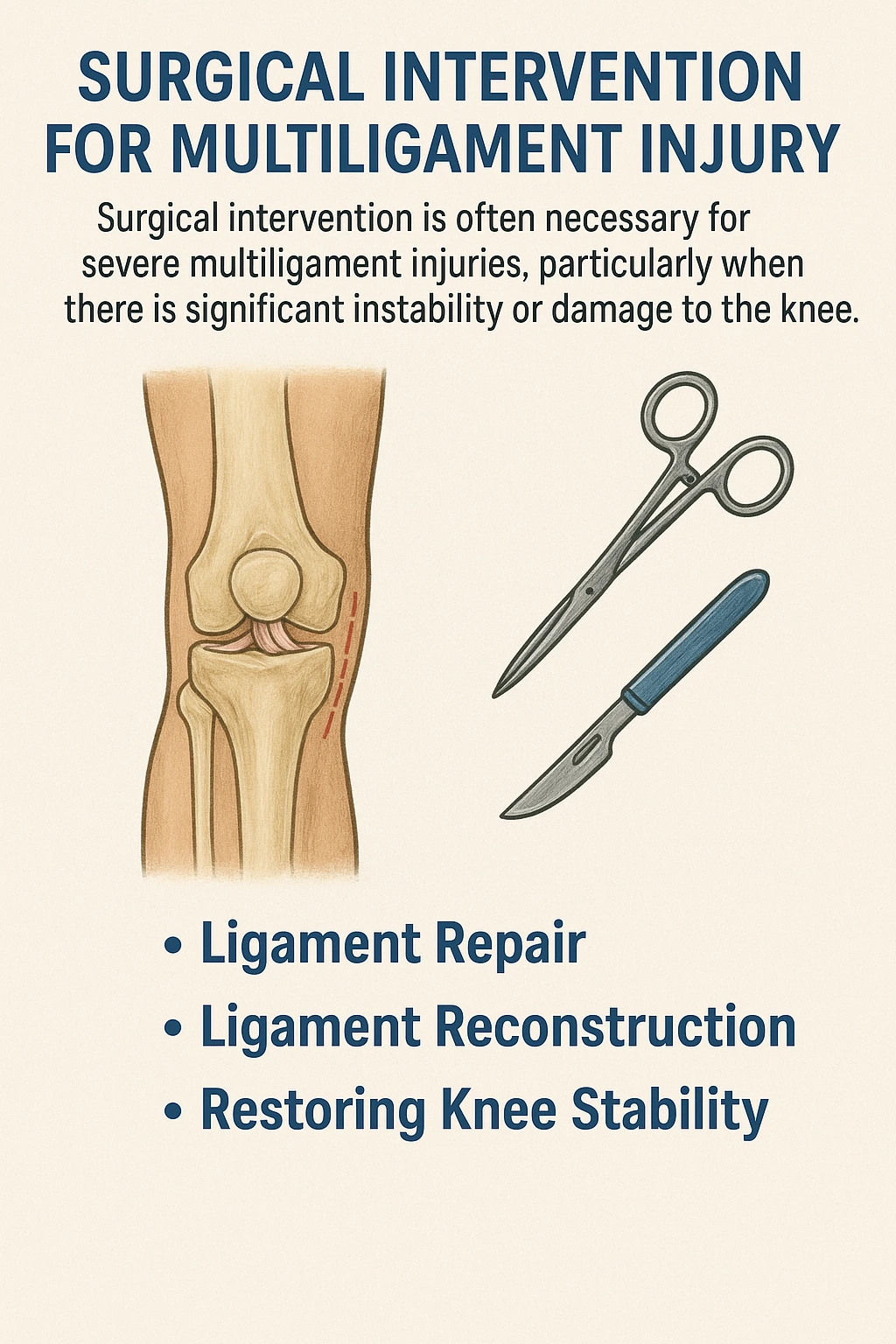 Surgical Intervention for Multiligament Injury Surgical Intervention